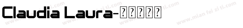 Claudia Laura字体转换